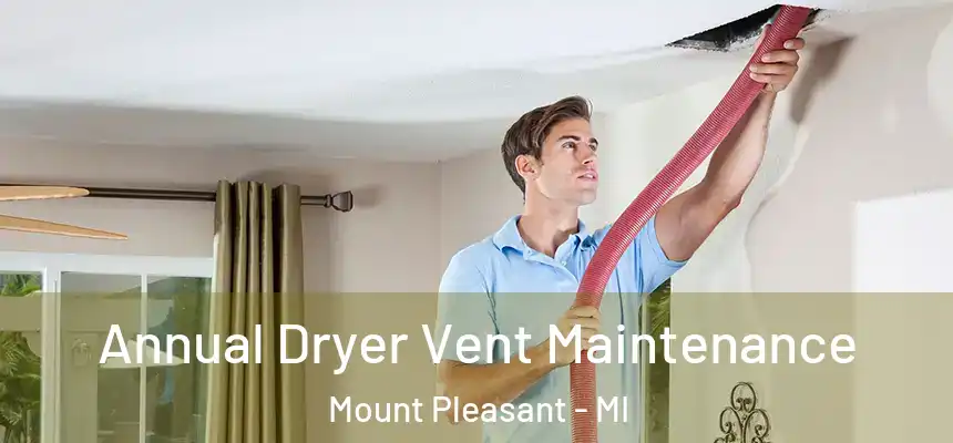  Annual Dryer Vent Maintenance Mount Pleasant - MI